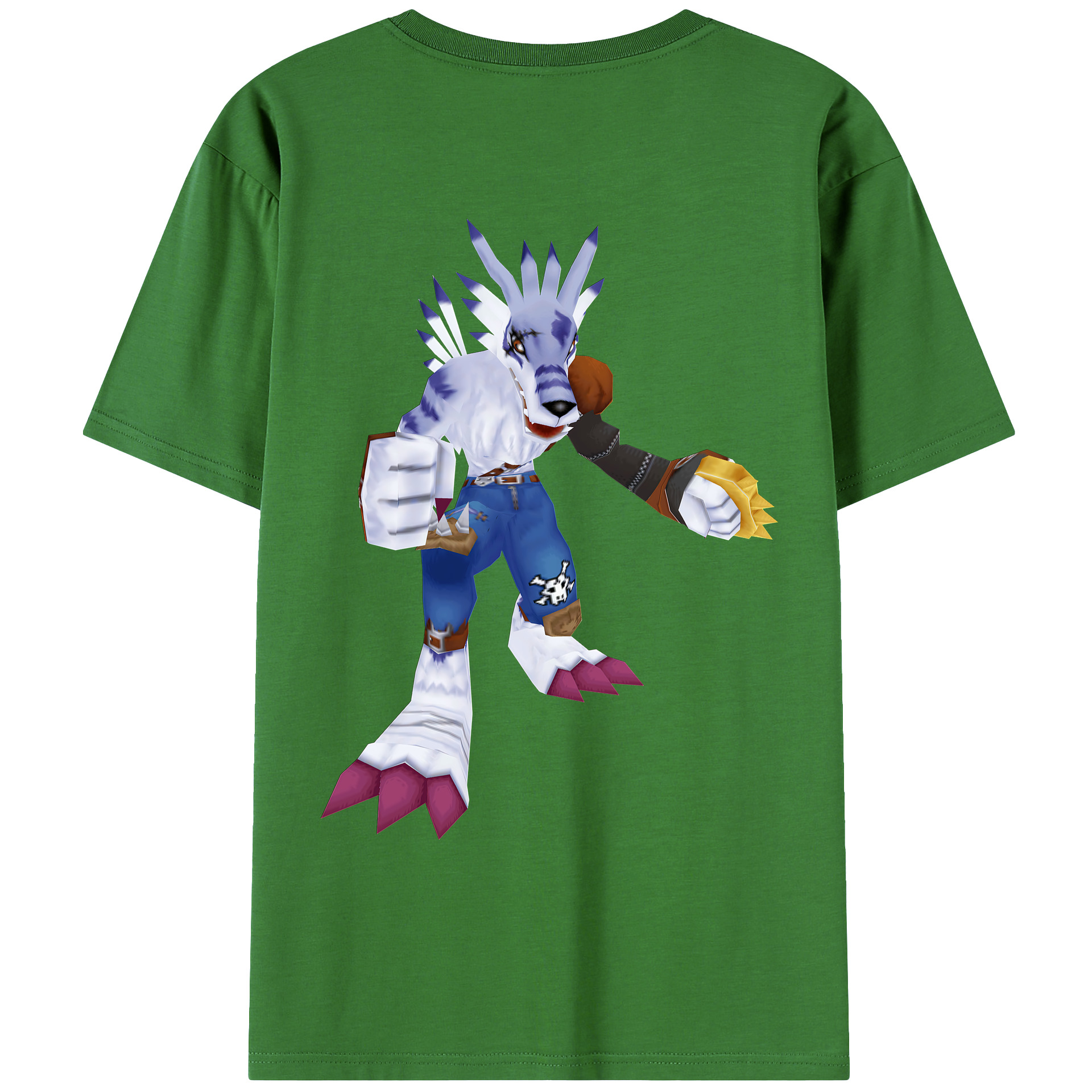 （画像用） Digimon デジタルモンスター/デジモン レディース半袖Tシャツ(バックプリント)